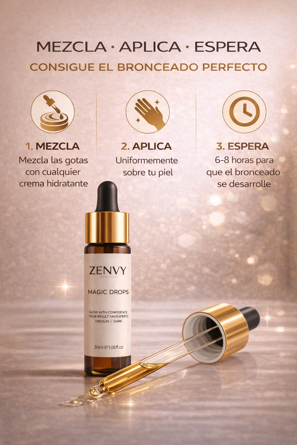 Golden Skin Elixir - Serum Iluminador Bronceador