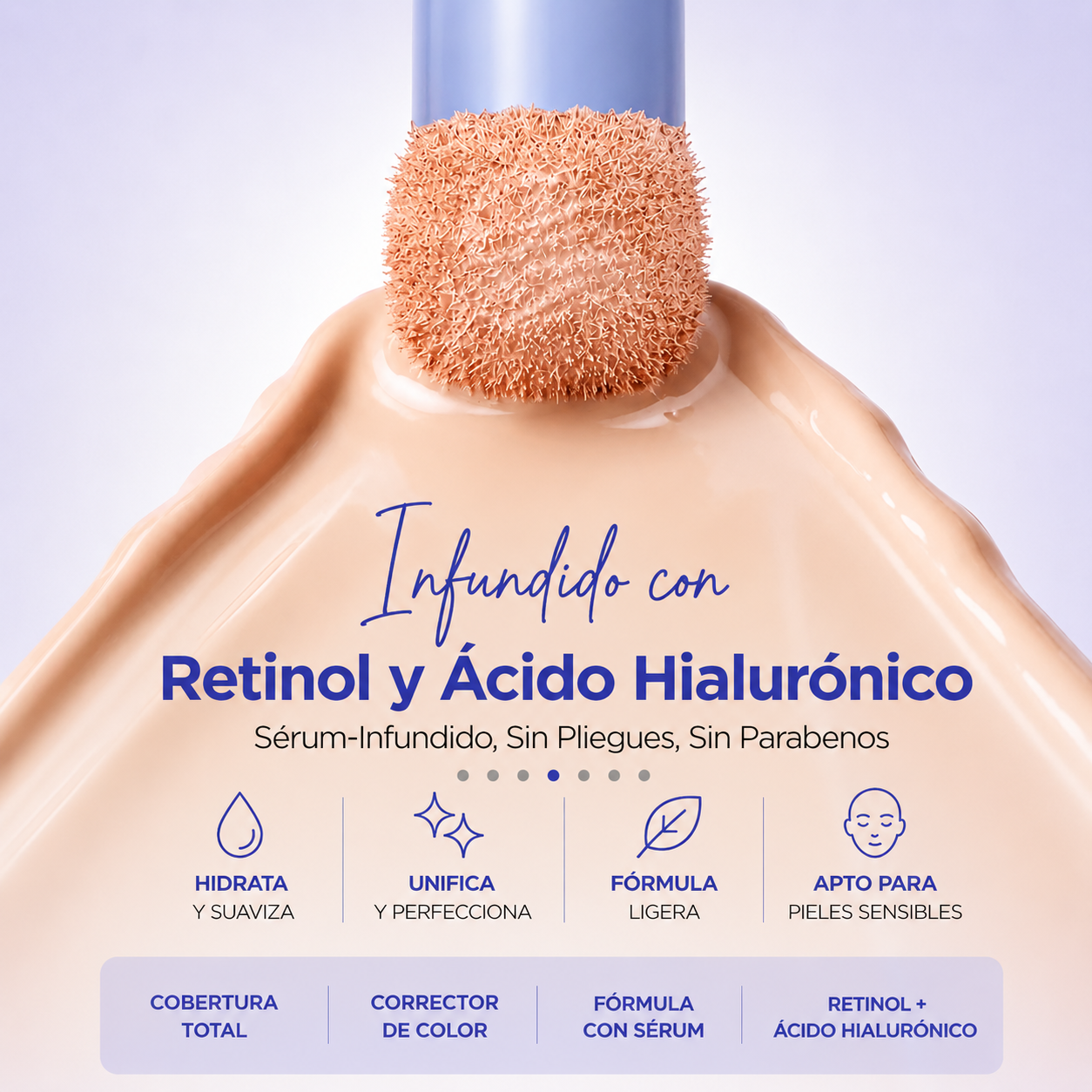Airbrush Concealer - Corrector hidratante de larga duración.