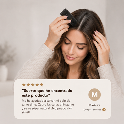 Peine Retocador de Canas 2 en 1 – Cobertura Instantánea
