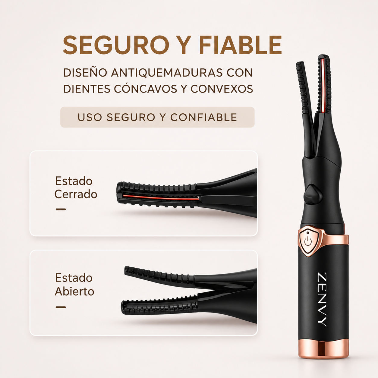 LuxeCurl - Rizador de Pestañas Electrico