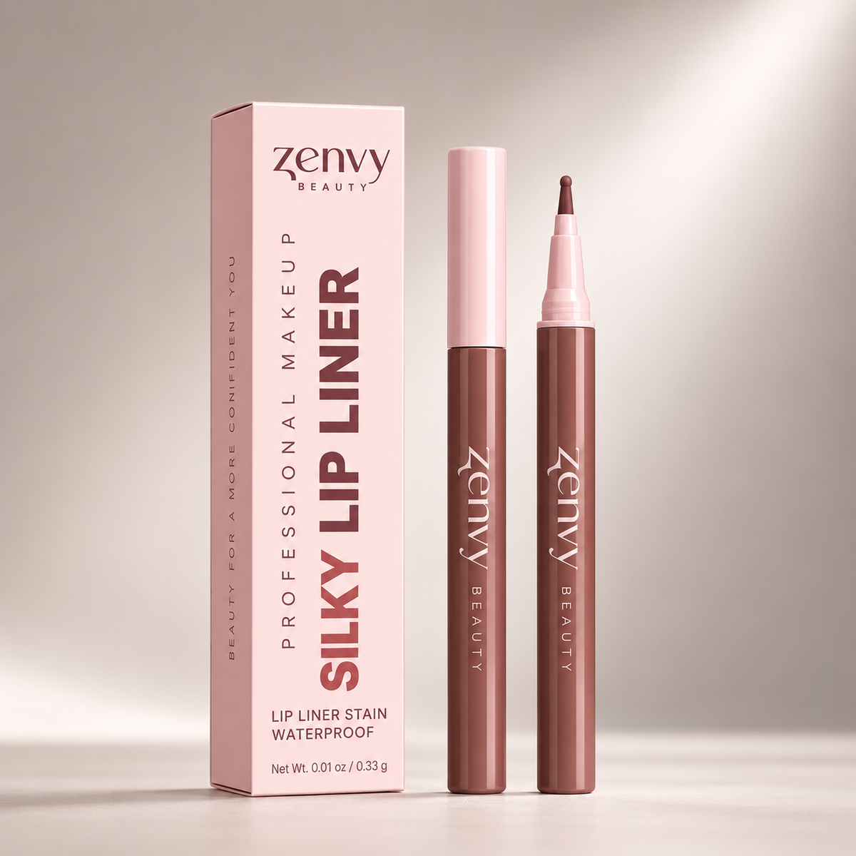 Silky Lip Liner – Perfilador 2 en 1 Efecto Volumen