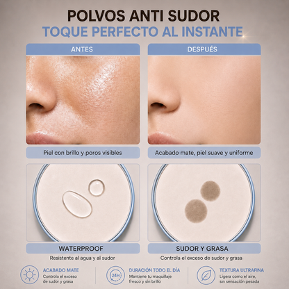 DRYSKIN Polvos faciales anti-sudor 24H