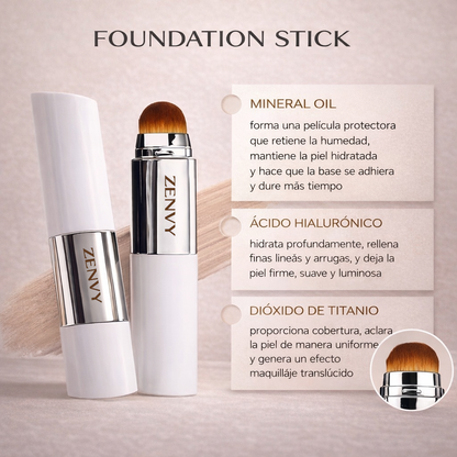 Radiant Skin Foundation Stick — Base Coreana Adaptativa al Tono de Piel
